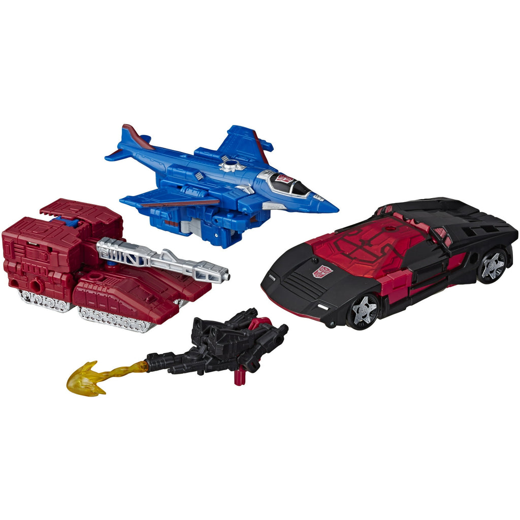 Hasbro Collectibles - Transformers Toys Generations War for Cybertron Deluxe WFC-S26 Autobot Alphastrike Counterforce 3-Pack - Final Strike Figure Series: Part 1